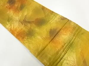 アンティーク　遠山模様織出し袋帯（材料）